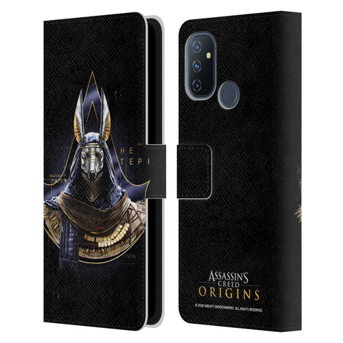 Assassin's Creed Origins Character Art Hetepi Leather Book Wallet Case Cover For OnePlus Nord N100