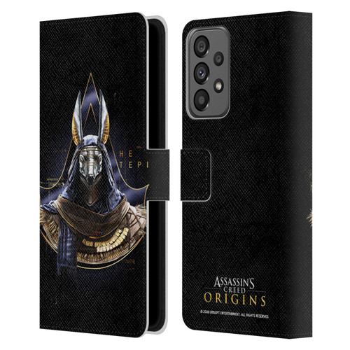 Assassin's Creed Origins Character Art Hetepi Leather Book Wallet Case Cover For Samsung Galaxy A73 5G (2022)