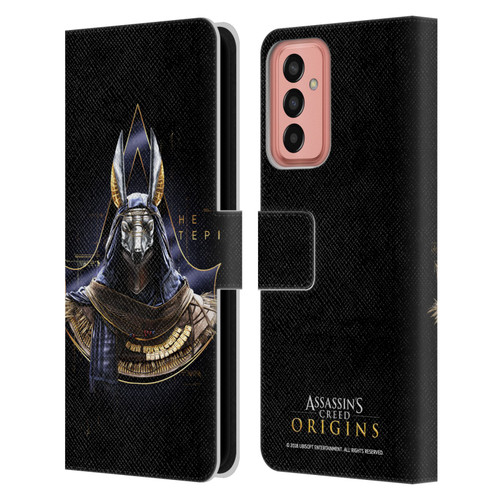Assassin's Creed Origins Character Art Hetepi Leather Book Wallet Case Cover For Samsung Galaxy M13 (2022)