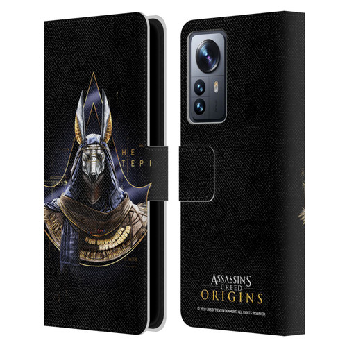 Assassin's Creed Origins Character Art Hetepi Leather Book Wallet Case Cover For Xiaomi 12 Pro