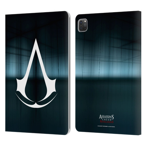 Assassin's Creed Revelations Logo Animus Black Room Leather Book Wallet Case Cover For Apple iPad Pro 11 2020 / 2021 / 2022