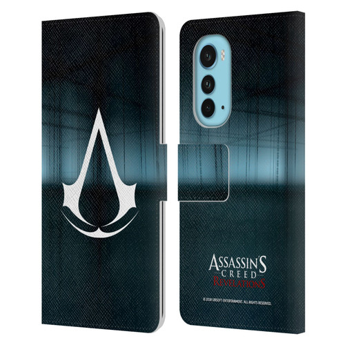 Assassin's Creed Revelations Logo Animus Black Room Leather Book Wallet Case Cover For Motorola Edge (2022)