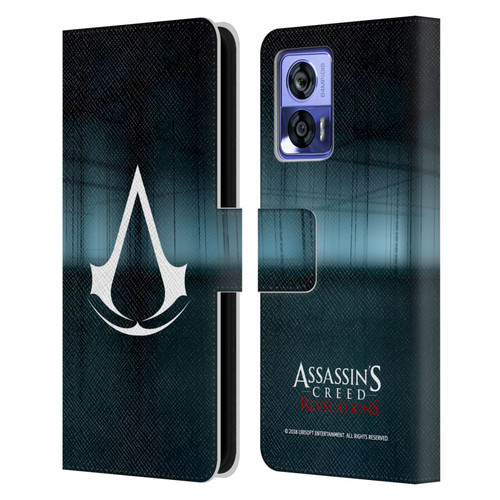 Assassin's Creed Revelations Logo Animus Black Room Leather Book Wallet Case Cover For Motorola Edge 30 Neo 5G