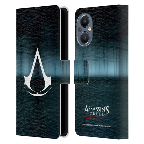 Assassin's Creed Revelations Logo Animus Black Room Leather Book Wallet Case Cover For OnePlus Nord N20 5G
