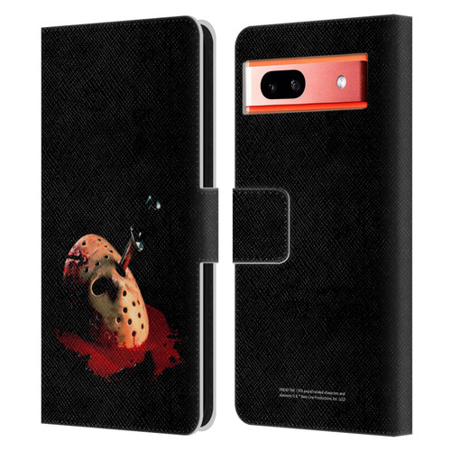 Friday the 13th: The Final Chapter Key Art Poster Leather Book Wallet Case Cover For Google Pixel 7a