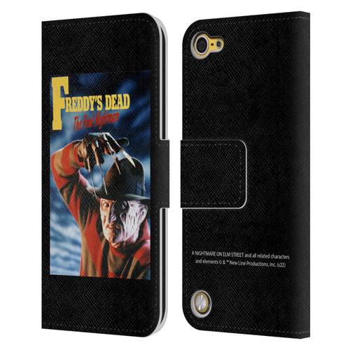 A Nightmare On Elm Street: Freddy's Dead Graphics Poster Leather Book Wallet Case Cover For Apple iPod Touch 5G 5th Gen