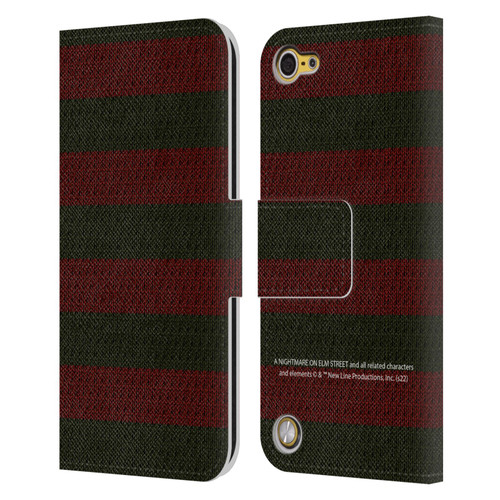 A Nightmare On Elm Street: Freddy's Dead Graphics Sweater Pattern Leather Book Wallet Case Cover For Apple iPod Touch 5G 5th Gen
