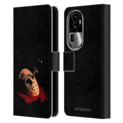 Friday the 13th: The Final Chapter Key Art Poster Leather Book Wallet Case Cover For OPPO Reno10 Pro+