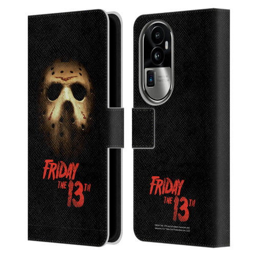 Friday the 13th 2009 Graphics Jason Voorhees Poster Leather Book Wallet Case Cover For OPPO Reno10 Pro+