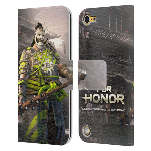 For Honor Characters Shugoki Leather Book Wallet Case Cover For Apple iPod Touch 5G 5th Gen