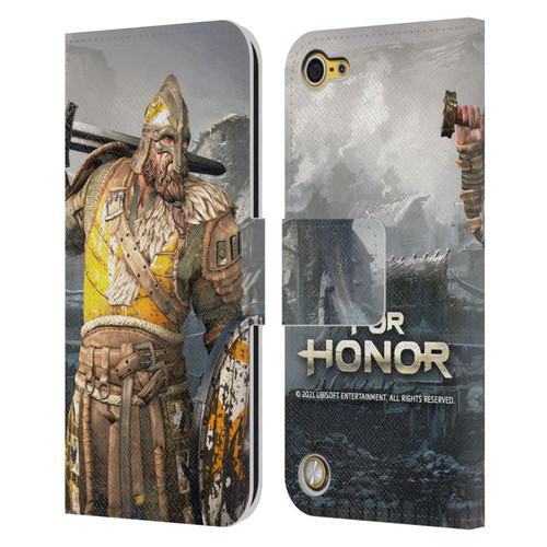 For Honor Characters Warlord Leather Book Wallet Case Cover For Apple iPod Touch 5G 5th Gen