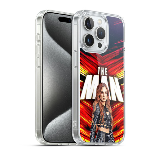 WWE Becky Lynch The Man Soft Gel Case for Apple iPhone 15 Pro & MagSafe