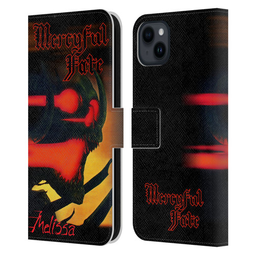 Mercyful Fate Black Metal Melissa Leather Book Wallet Case Cover For Apple iPhone 15 Plus