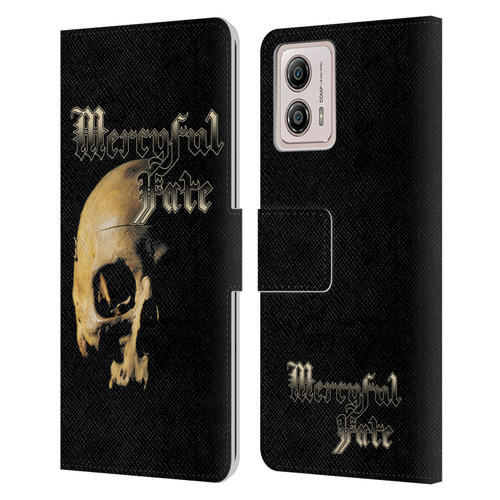 Mercyful Fate Black Metal Skull Leather Book Wallet Case Cover For Motorola Moto G53 5G