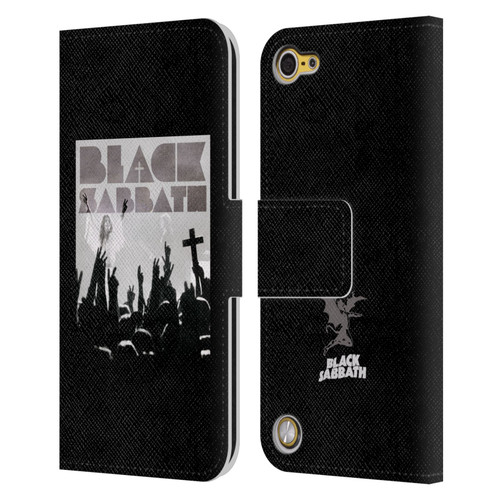 Black Sabbath Key Art Victory Leather Book Wallet Case Cover For Apple iPod Touch 5G 5th Gen