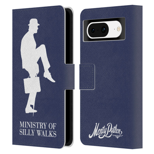 Monty Python Key Art Ministry Of Silly Walks Leather Book Wallet Case Cover For Google Pixel 8