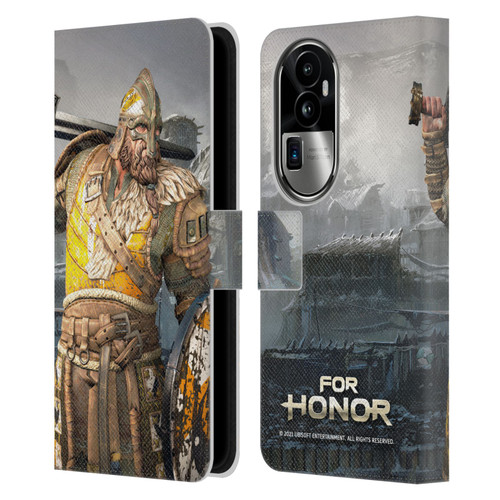 For Honor Characters Warlord Leather Book Wallet Case Cover For OPPO Reno10 Pro+