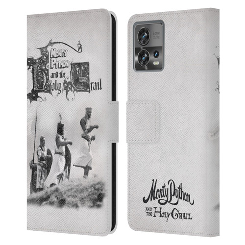 Monty Python Key Art Holy Grail Leather Book Wallet Case Cover For Motorola Moto Edge 30 Fusion