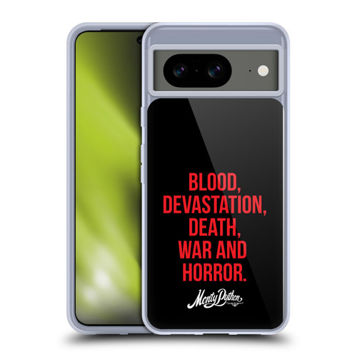 Monty Python Key Art Blood Devastation Death War And Horror Soft Gel Case for Google Pixel 8