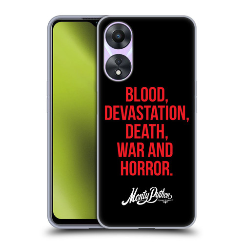 Monty Python Key Art Blood Devastation Death War And Horror Soft Gel Case for OPPO A78 5G