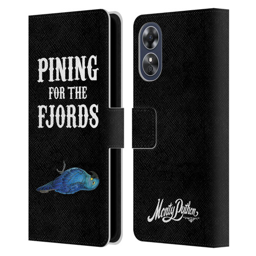 Monty Python Key Art Pining For The Fjords Leather Book Wallet Case Cover For OPPO A17