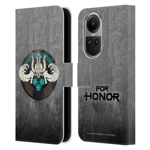 For Honor Icons Samurai Leather Book Wallet Case Cover For OPPO Reno10 5G / Reno10 Pro 5G