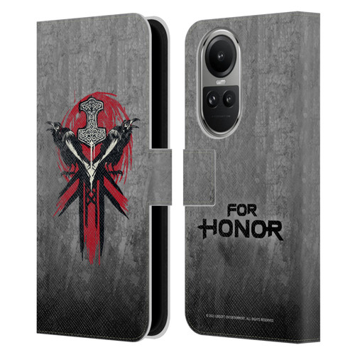 For Honor Icons Viking Leather Book Wallet Case Cover For OPPO Reno10 5G / Reno10 Pro 5G