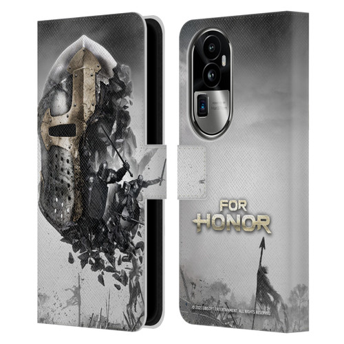 For Honor Key Art Knight Leather Book Wallet Case Cover For OPPO Reno10 Pro+