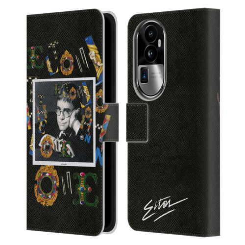 Elton John Artwork The One Single Leather Book Wallet Case Cover For OPPO Reno10 Pro+