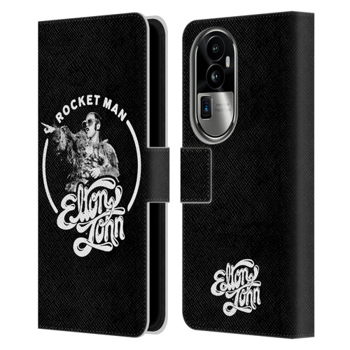 Elton John Rocketman Key Art 2 Leather Book Wallet Case Cover For OPPO Reno10 Pro+