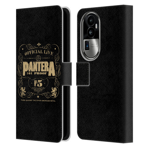 Pantera Art 101 Proof Leather Book Wallet Case Cover For OPPO Reno10 Pro+