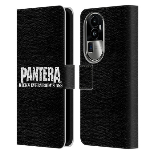 Pantera Art Kicks Leather Book Wallet Case Cover For OPPO Reno10 Pro+