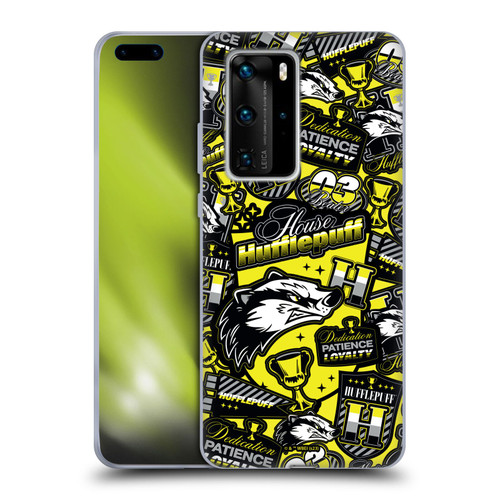 Harry Potter Badge Up House Hufflepuff Soft Gel Case for Huawei P40 Pro / P40 Pro Plus 5G