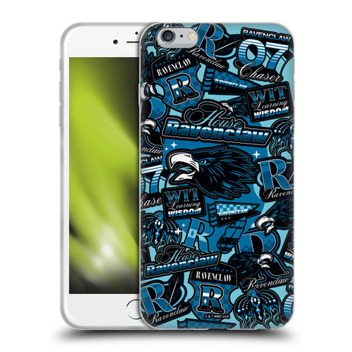 Harry Potter Badge Up House Ravenclaw Soft Gel Case for Apple iPhone 6 Plus / iPhone 6s Plus