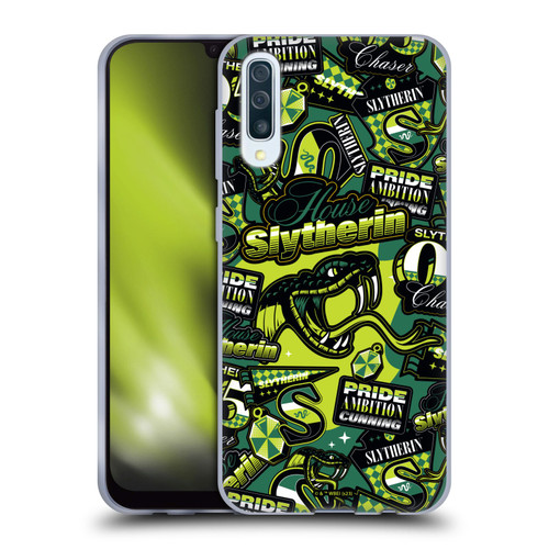 Harry Potter Badge Up House Slytherin Soft Gel Case for Samsung Galaxy A50/A30s (2019)
