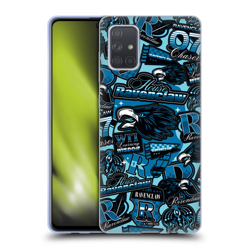 Harry Potter Badge Up House Ravenclaw Soft Gel Case for Samsung Galaxy A71 (2019)