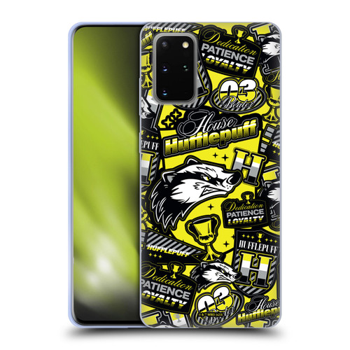 Harry Potter Badge Up House Hufflepuff Soft Gel Case for Samsung Galaxy S20+ / S20+ 5G