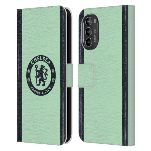 Chelsea Football Club 2023/24 Kit Third Leather Book Wallet Case Cover For Motorola Moto G82 5G