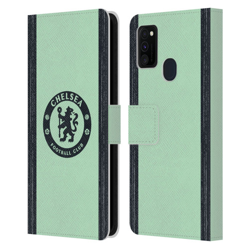 Chelsea Football Club 2023/24 Kit Third Leather Book Wallet Case Cover For Samsung Galaxy M30s (2019)/M21 (2020)