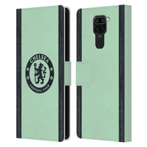 Chelsea Football Club 2023/24 Kit Third Leather Book Wallet Case Cover For Xiaomi Redmi Note 9 / Redmi 10X 4G