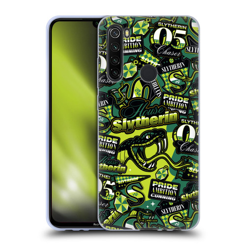 Harry Potter Badge Up House Slytherin Soft Gel Case for Xiaomi Redmi Note 8T
