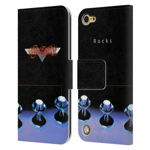 Aerosmith Classics Rocks Leather Book Wallet Case Cover For Apple iPod Touch 5G 5th Gen