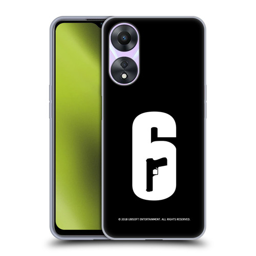 Tom Clancy's Rainbow Six Siege Logos Black And White Soft Gel Case for OPPO A78 5G