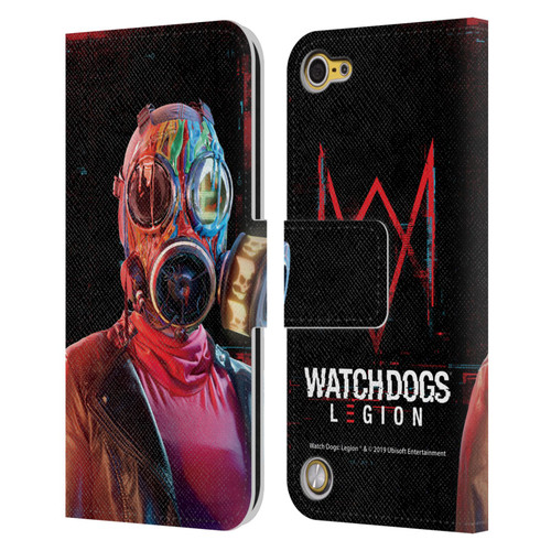Watch Dogs Legion Key Art Alpha2zero Leather Book Wallet Case Cover For Apple iPod Touch 5G 5th Gen