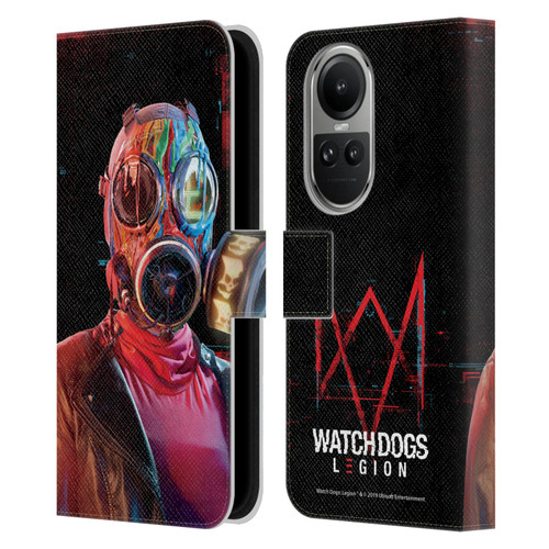 Watch Dogs Legion Key Art Alpha2zero Leather Book Wallet Case Cover For OPPO Reno10 5G / Reno10 Pro 5G