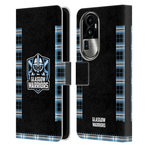 Glasgow Warriors 2020/21 Crest Kit Home Leather Book Wallet Case Cover For OPPO Reno10 Pro+