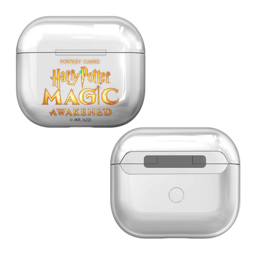 Harry Potter: Magic Awakened Characters Logo Clear Hard Crystal Cover Case for Apple AirPods 3 3rd Gen Charging Case