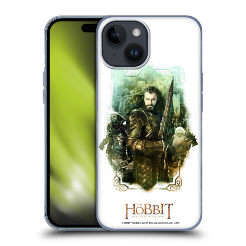 The Hobbit The Battle of the Five Armies Graphics Dwarves Soft Gel Case for Apple iPhone 15