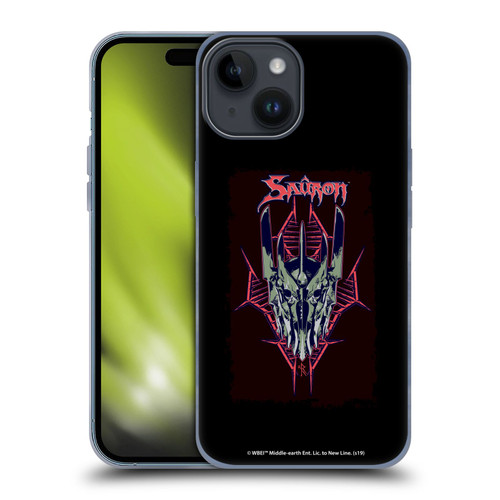The Hobbit The Battle of the Five Armies Graphics Sauron Soft Gel Case for Apple iPhone 15