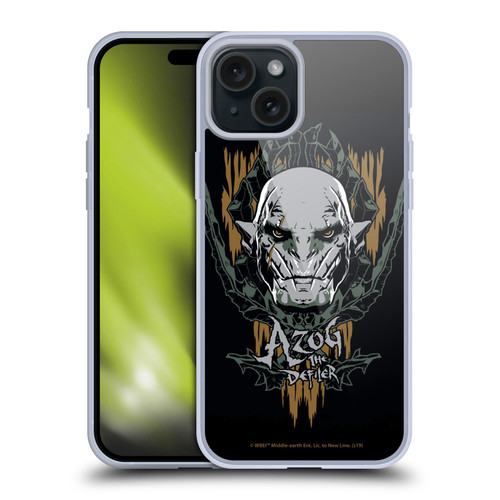 The Hobbit The Battle of the Five Armies Graphics Azog The Defiler Soft Gel Case for Apple iPhone 15 Plus